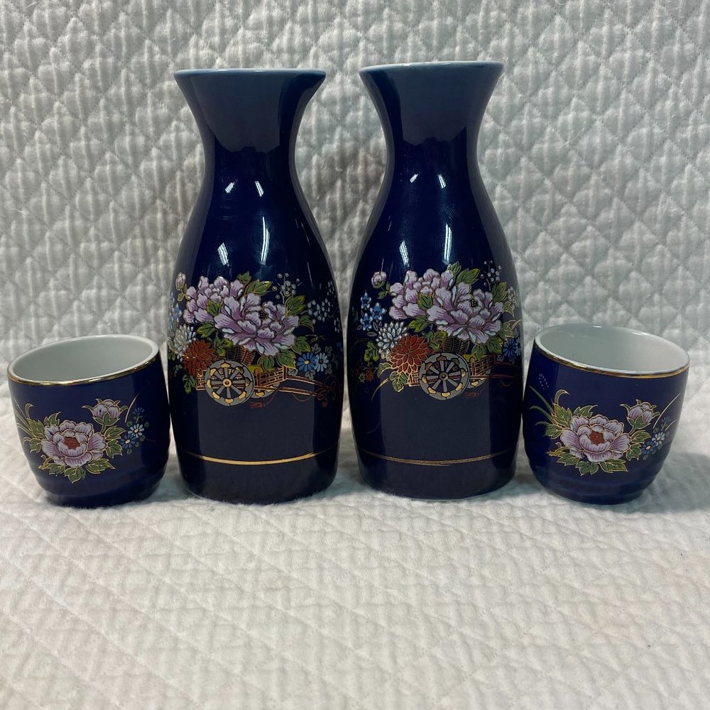 4Pc. Japanese Sake set